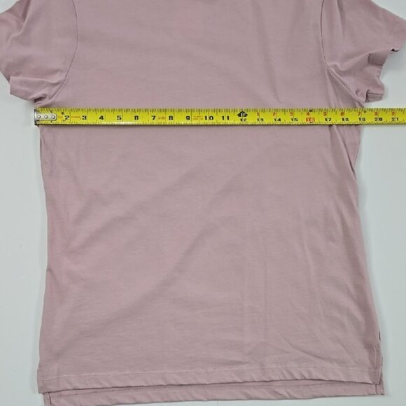 Bench Women's 3 New Crew Neck Short Sleeves Cotton Tees Pink Burgundy Grey Sz M - Picture 14 of 16